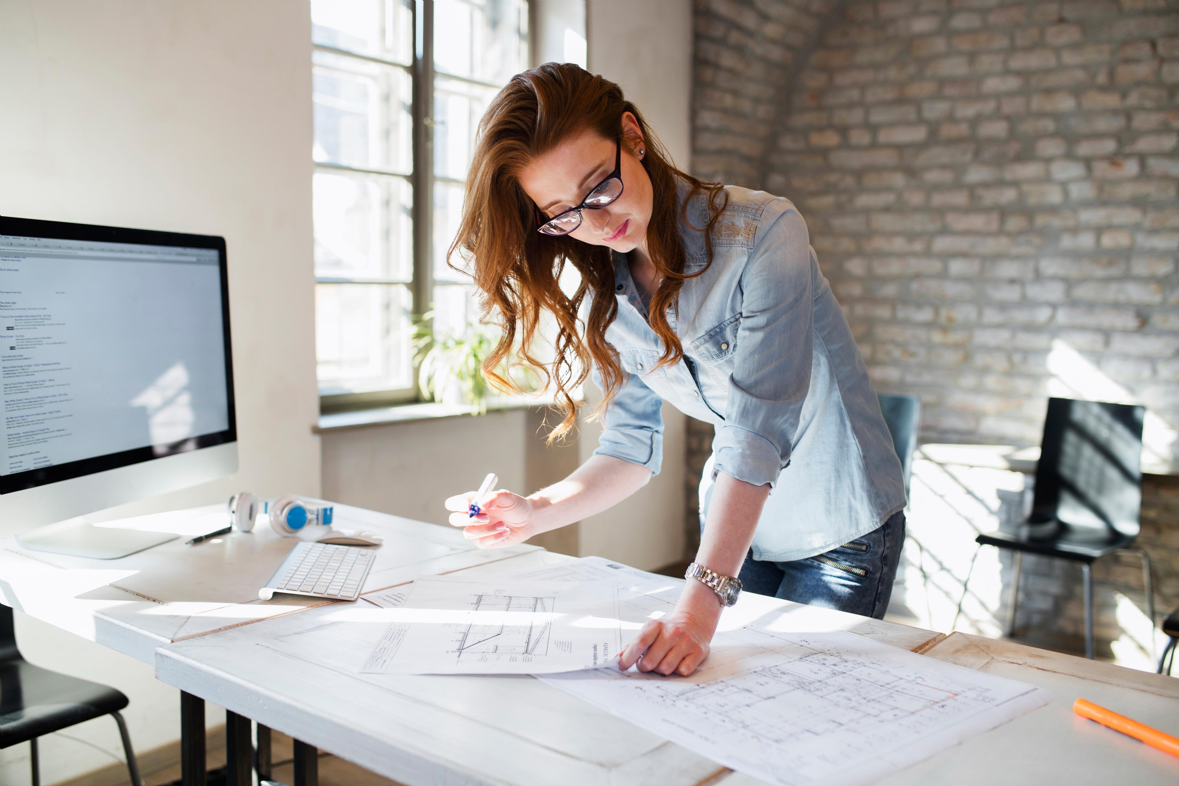 woman working 