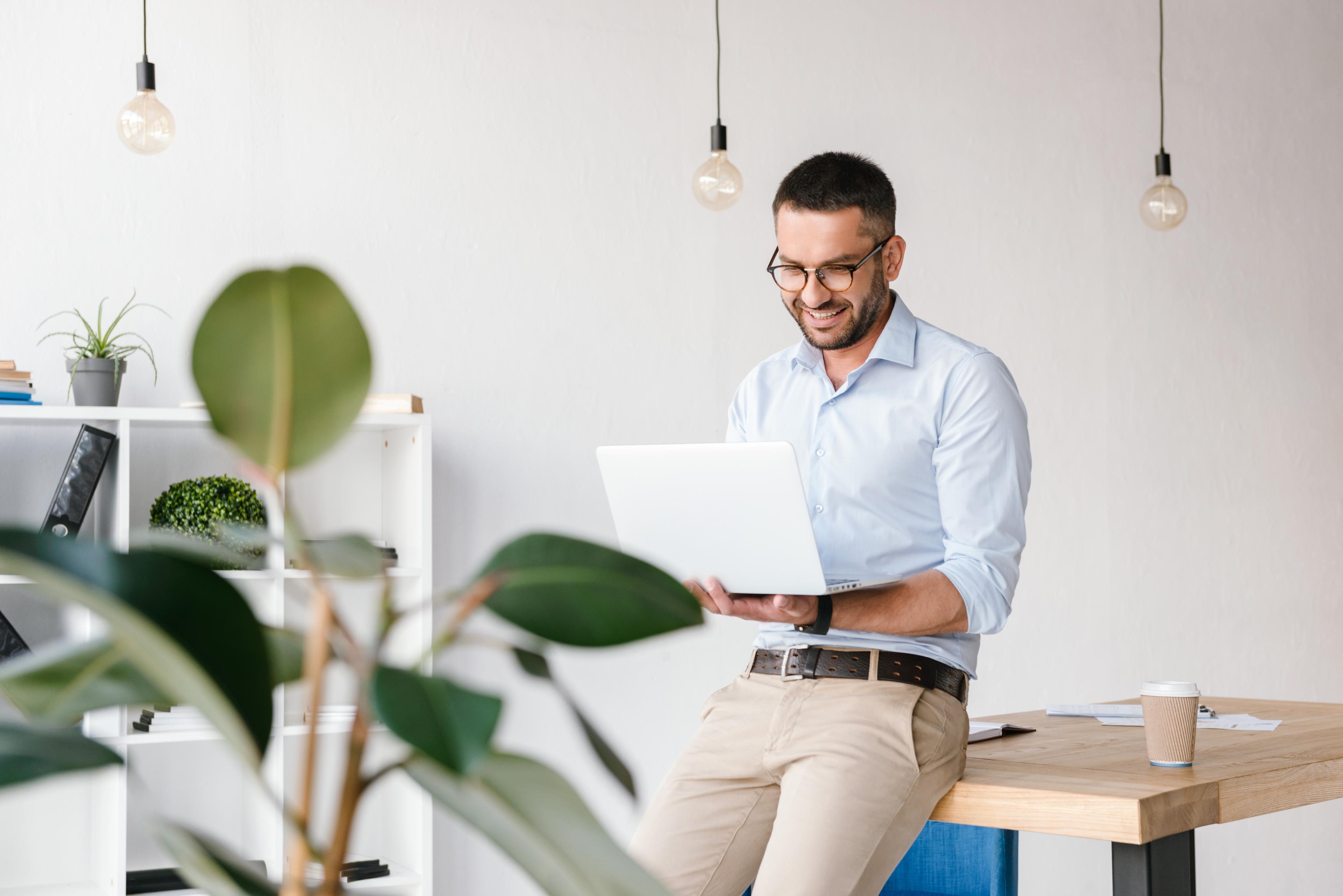 person using a computer