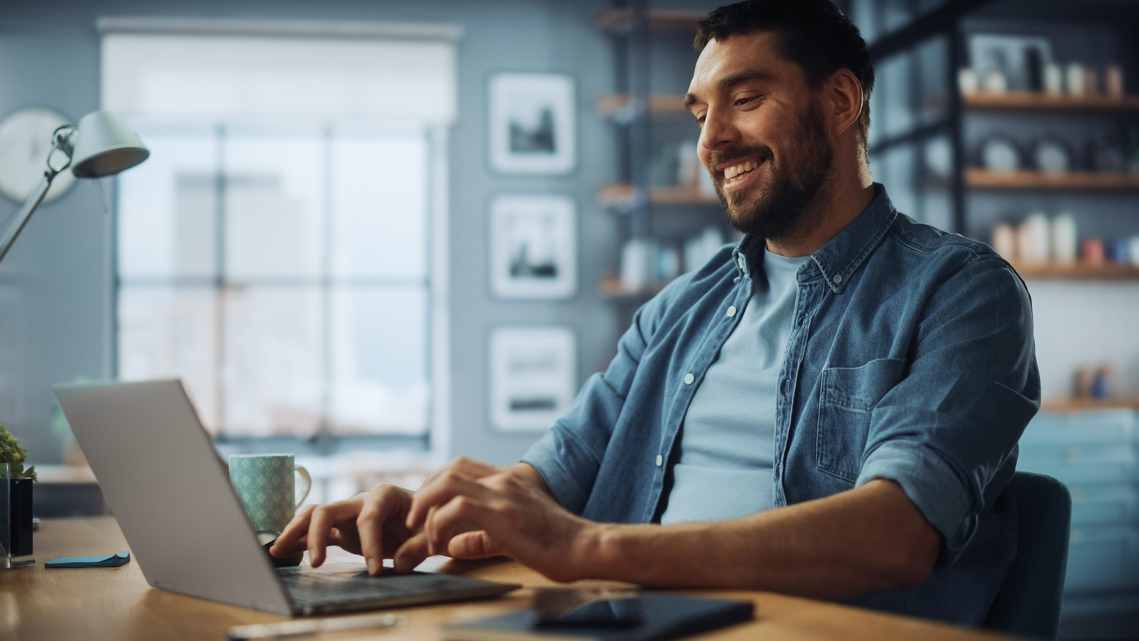 person using a computer